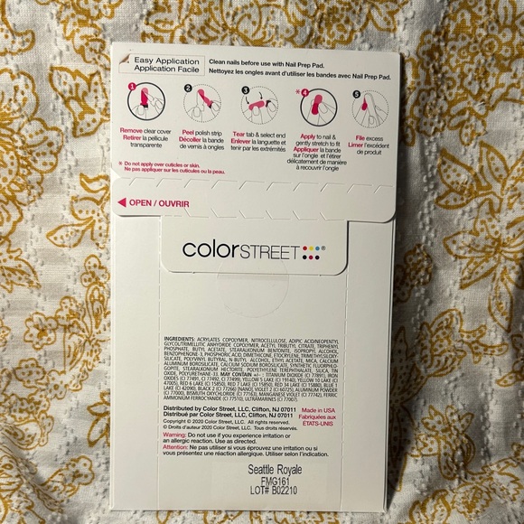 Color Street Vibrant Orange Nail Strips Trio - Picture 4 of 9